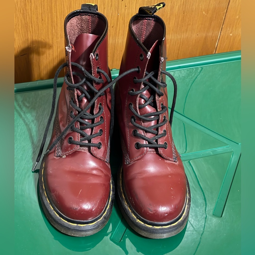 Doc Martin Cherry Red Boots